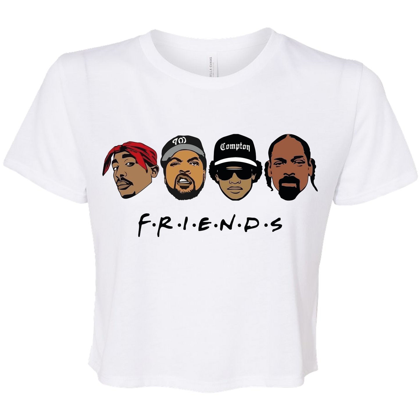 Rapper Friends Cropped Tee
