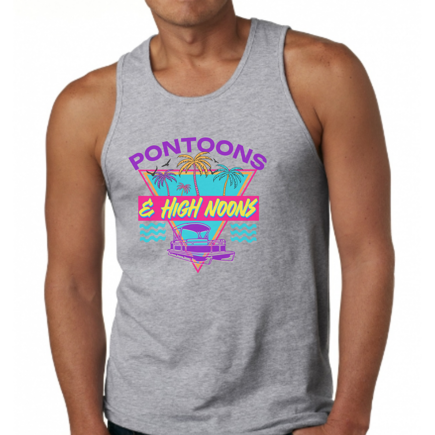 Men’s Pontoons and High Noons Tank