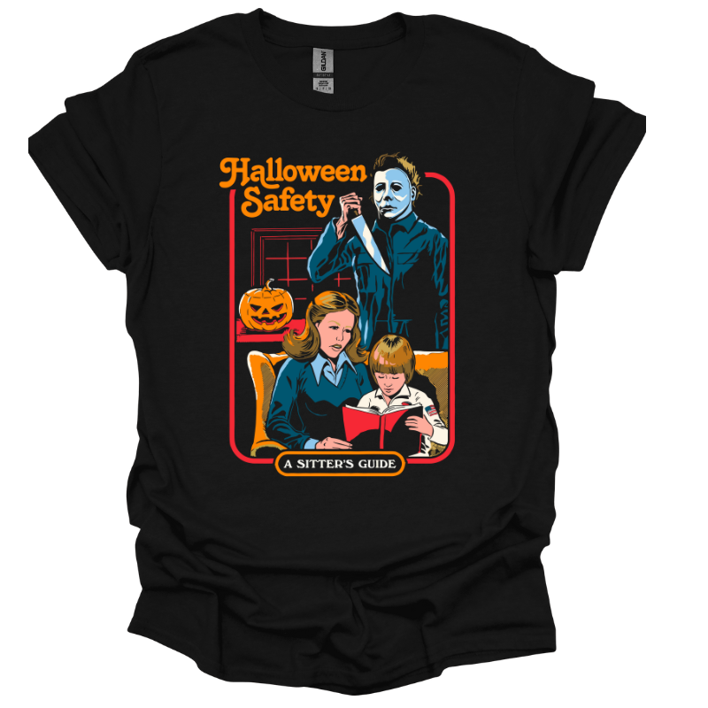 Michael Myers Halloween Safety: A Sitter's Guide T-Shirt