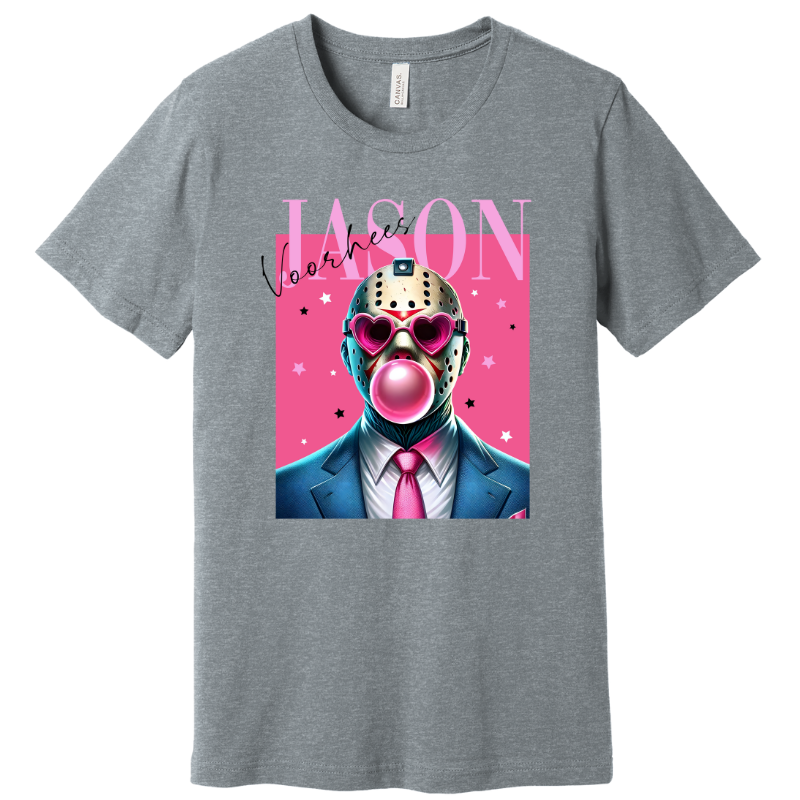 Jason Voorhees Bubblegum Tee Athletic Gray