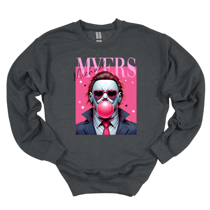 Michael Myers Bubblegum Tee Dark Gray