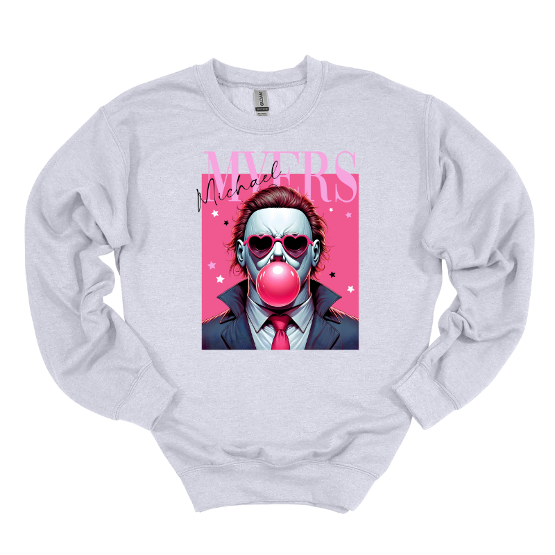 Michael Myers Bubblegum Crewneck Ash