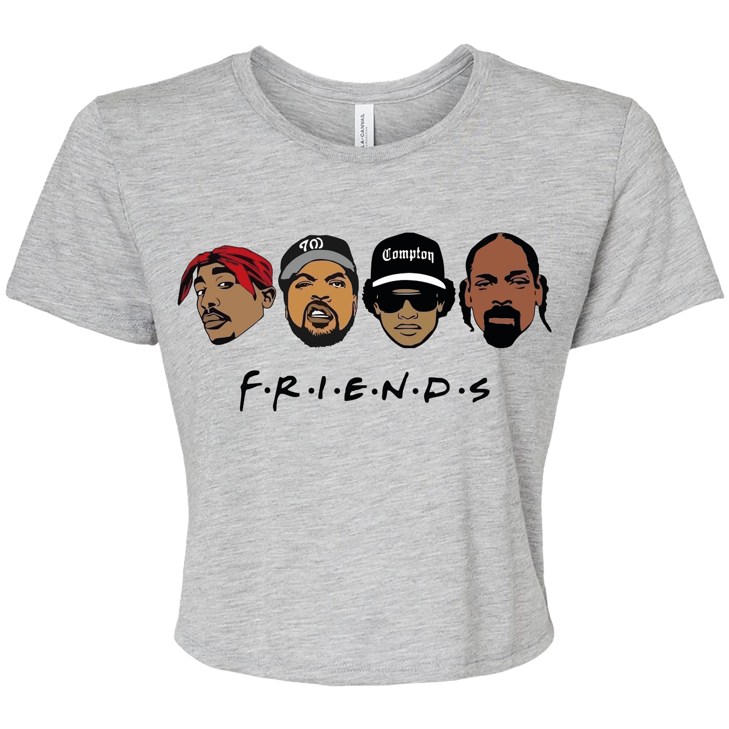Rapper Friends Cropped Tee