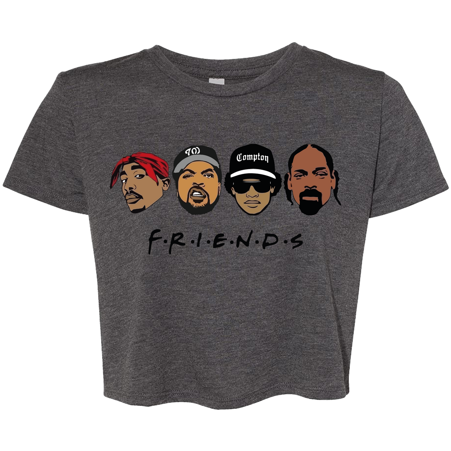 Rapper Friends Cropped Tee