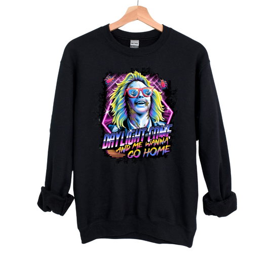Beetlejuice crewneck black