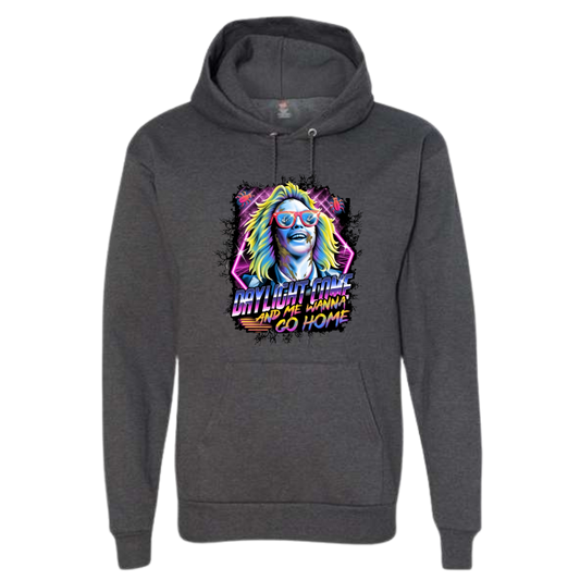 Beetlejuice hoodie charcoal heather