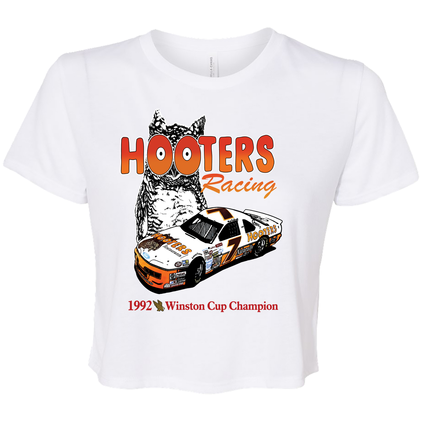 Women’s Cropped Hooters Racing Tee